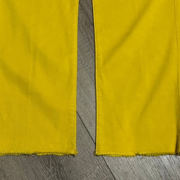 CAbi Utility Trouser Pants Size 6 Mustard Yellow Style #5869 - Picture 13 of 13